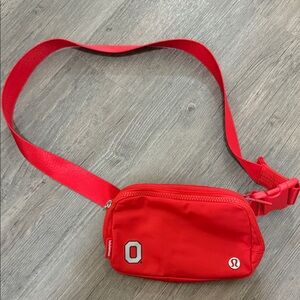 lululemon athletica Red Belt Bag Ohio state
